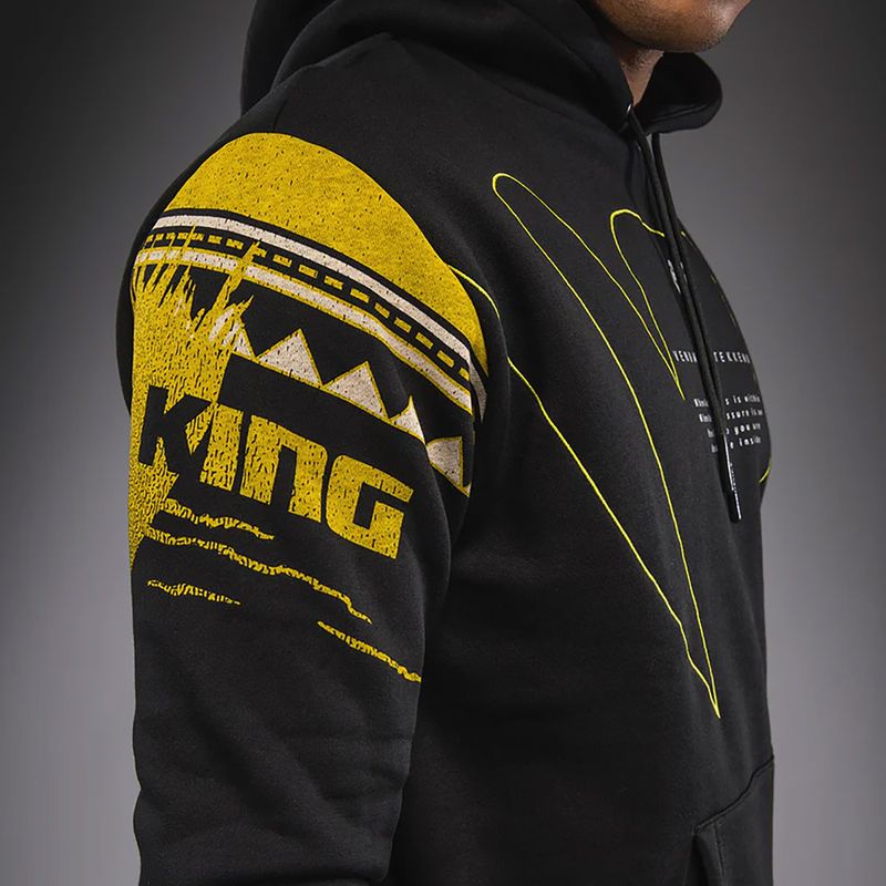 Herrenpullover Venum x TEKKEN 8 King Pullover Hoodie black/yellow 6