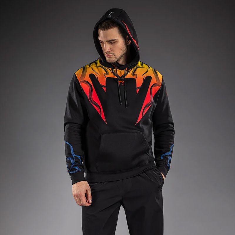 Herrenpullover Venum x TEKKEN 8 Yoshimitsu Pullover Hoodie black/orange 3