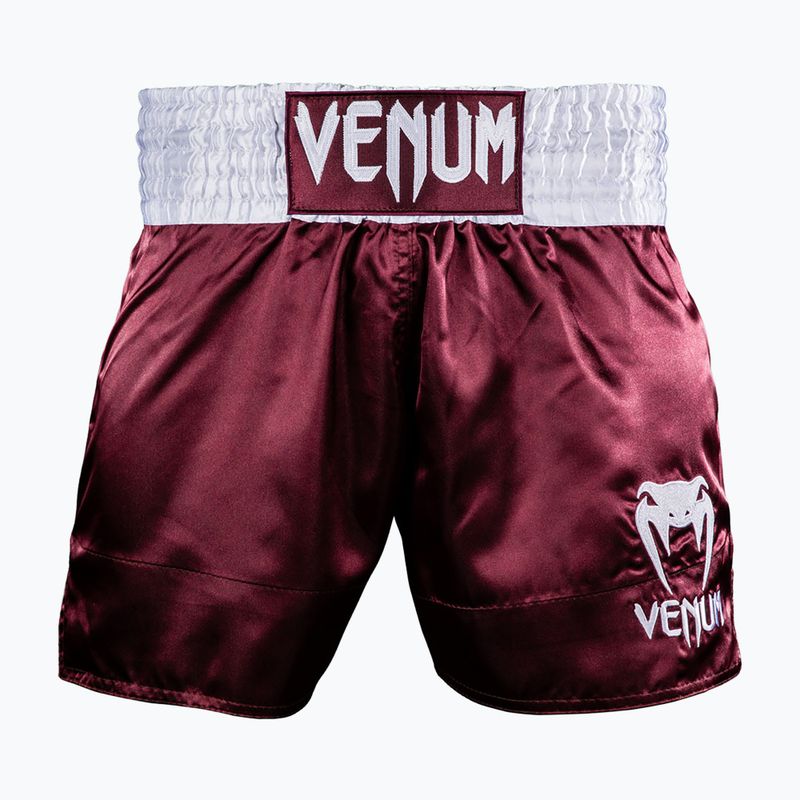 Herren-Trainingsshorts Venum Classic Muay Thai burgundy
