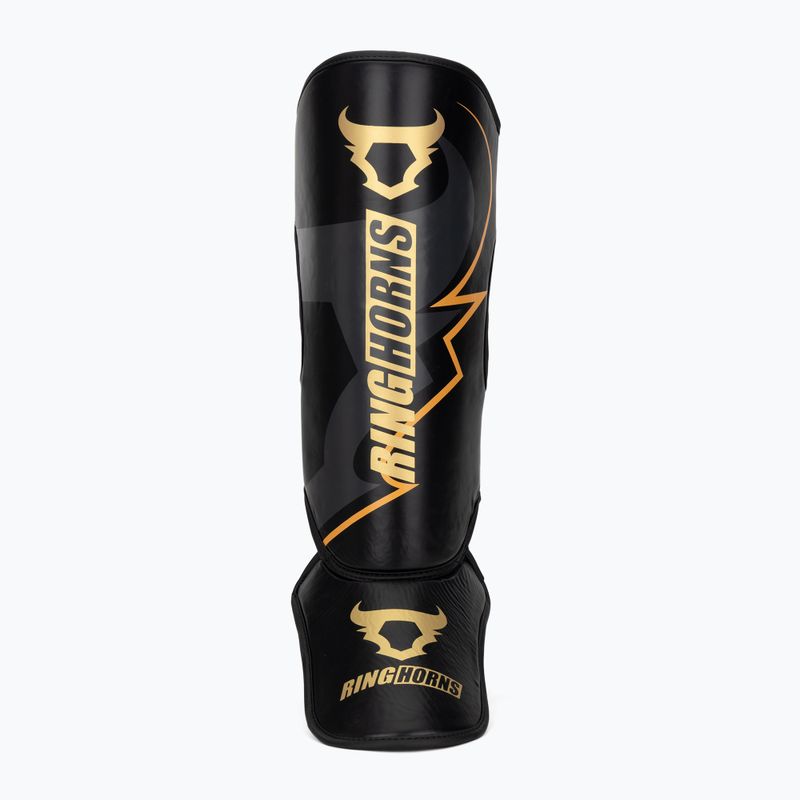 Schienbein- und Fußschützer Venum Ringhorns Charger Shin black/gold 4