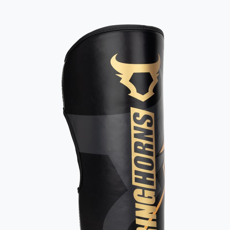 Schienbein- und Fußschützer Venum Ringhorns Charger Shin black/gold 6