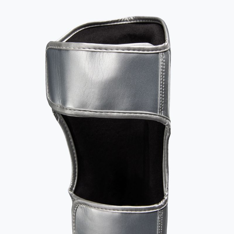Schienbein- und Fußschützer Venum Ringhorns Charger Shin silver/black 4