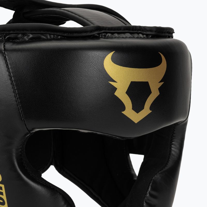 Boxhelm Venum Ringhorns Charger Headgear black/gold 4