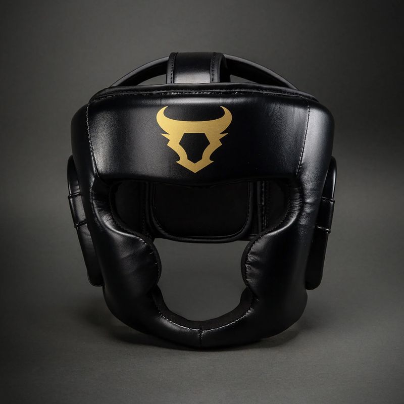 Boxhelm Venum Ringhorns Charger Headgear black/gold 2