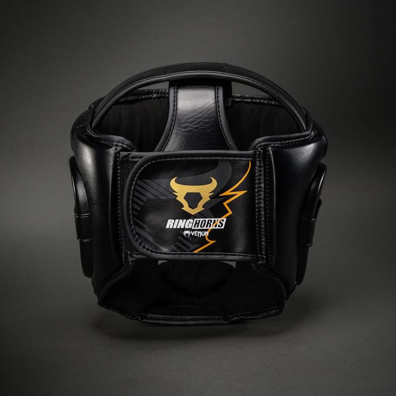 Boxhelm Venum Ringhorns Charger Headgear black/gold 3