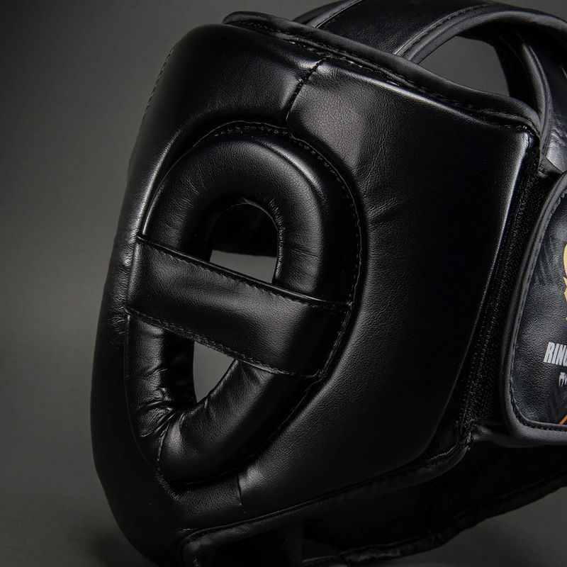 Boxhelm Venum Ringhorns Charger Headgear black/gold 4