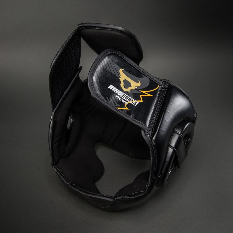 Boxhelm Venum Ringhorns Charger Headgear black/gold 6