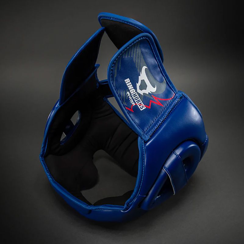 Boxhelm Venum Ringhorns Charger Headgear navy blue/red 4