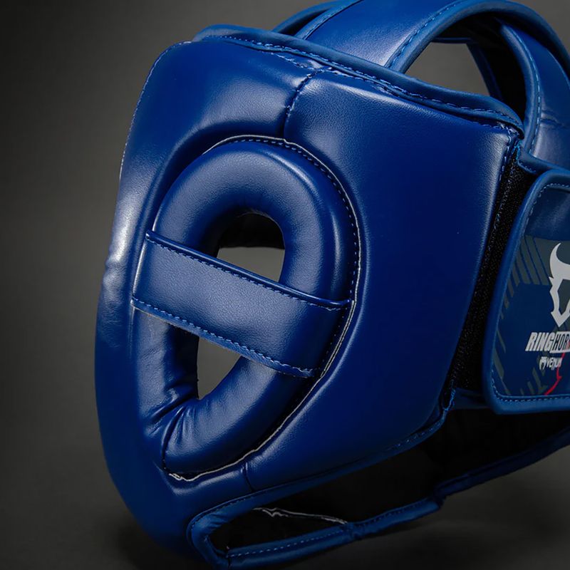 Boxhelm Venum Ringhorns Charger Headgear navy blue/red 6