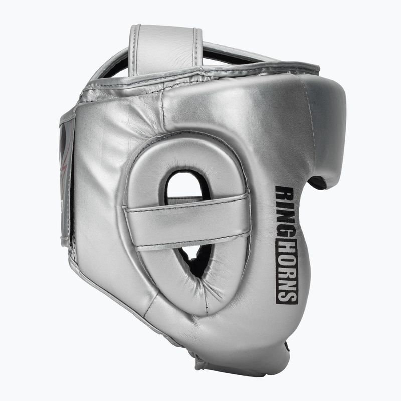 Boxhelm Venum Ringhorns Charger Headgear silver/black 2