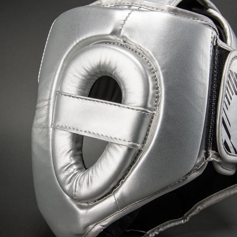 Boxhelm Venum Ringhorns Charger Headgear silver/black 6