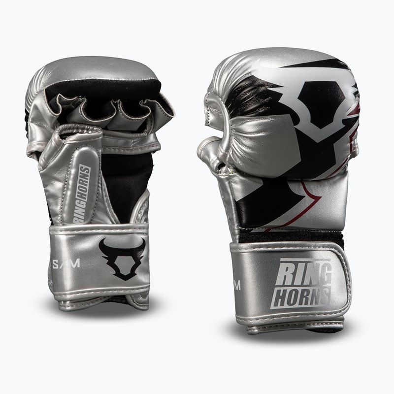 Boxhandschuhe Venum Ringhorns Charger Boxing silver/black