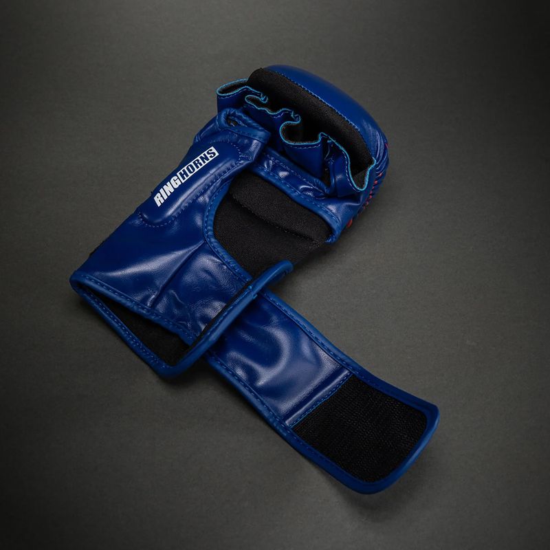 Sparringhandschuhe Venum Ringhorns Charger navy blue/red 4