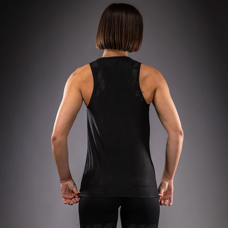 Damen T-Shirt Venum Lazer Dry Tech black/yellow 3