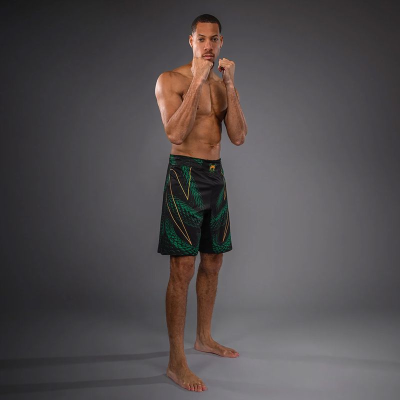 Herren-Trainingsshorts Venum Matupa Fightshorts black/green/gold 2