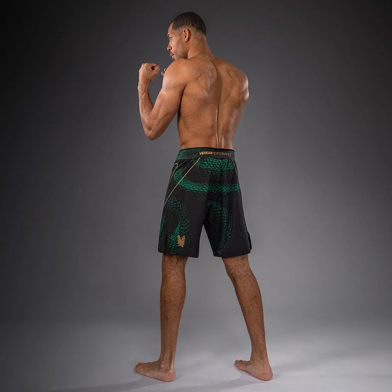 Herren-Trainingsshorts Venum Matupa Fightshorts black/green/gold 4
