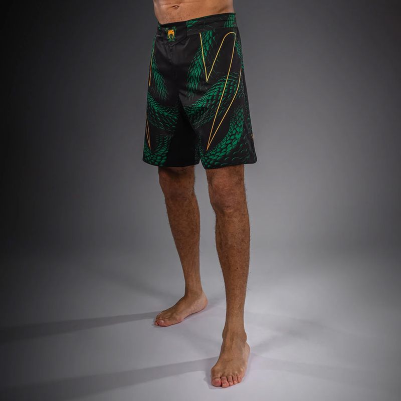 Herren-Trainingsshorts Venum Matupa Fightshorts black/green/gold 5