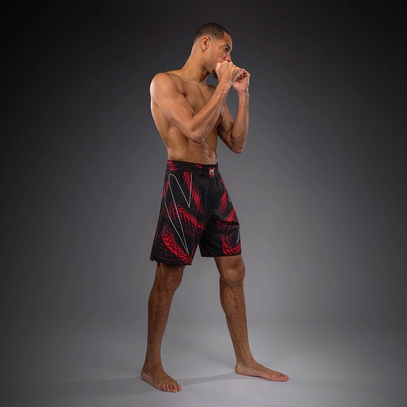 Herren-Trainingsshorts Venum Matupa Fightshorts black/red/silver 2