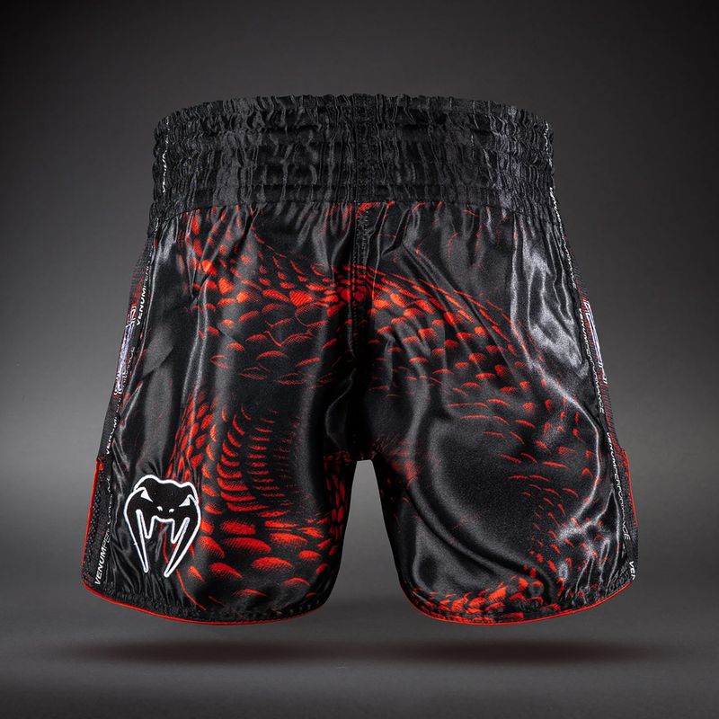 Herren-Trainingsshorts Venum Matupa Muay Thai black/red/silver 2