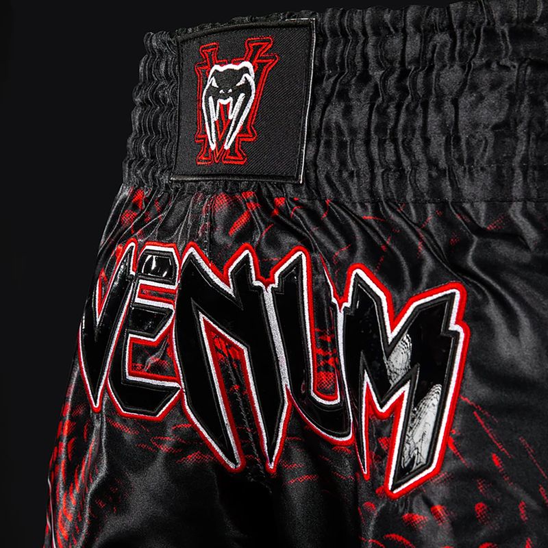 Herren-Trainingsshorts Venum Matupa Muay Thai black/red/silver 5