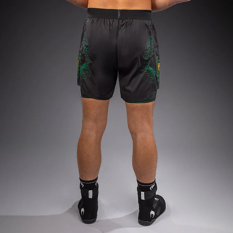 Herren-Trainingsshorts Venum Matupa Training black/green/gold 2