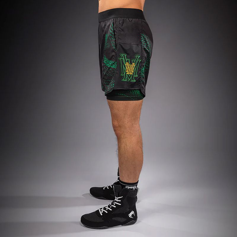Herren-Trainingsshorts Venum Matupa Training black/green/gold 4