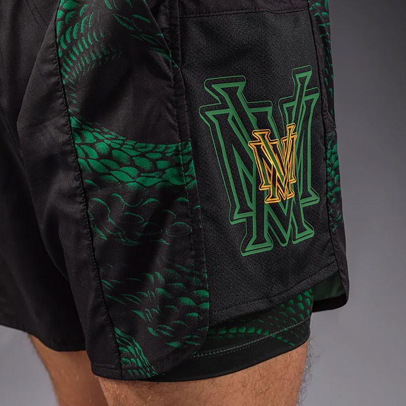 Herren-Trainingsshorts Venum Matupa Training black/green/gold 5