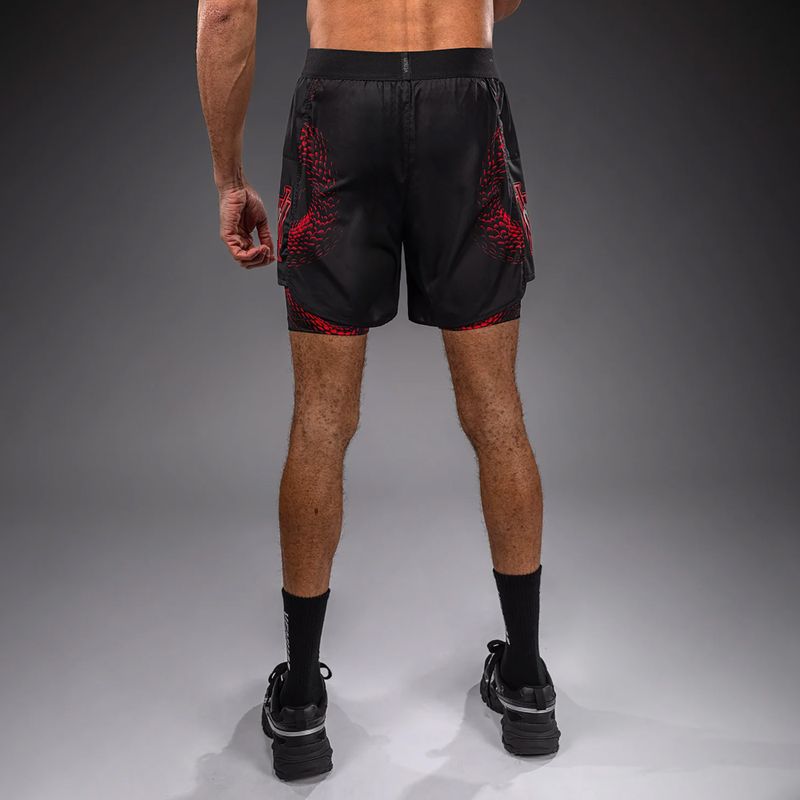 Herren-Trainingsshorts Venum Matupa Training black/red/silver 3
