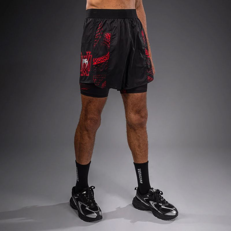 Herren-Trainingsshorts Venum Matupa Training black/red/silver 4