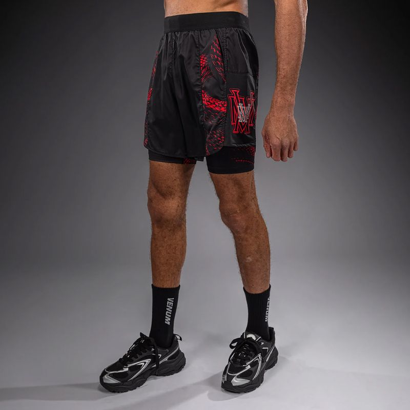 Herren-Trainingsshorts Venum Matupa Training black/red/silver 5