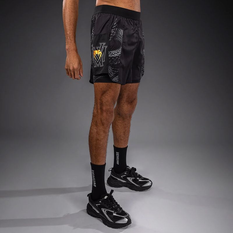 Herren-Trainingsshorts Venum Matupa Training black/grey/gold 3