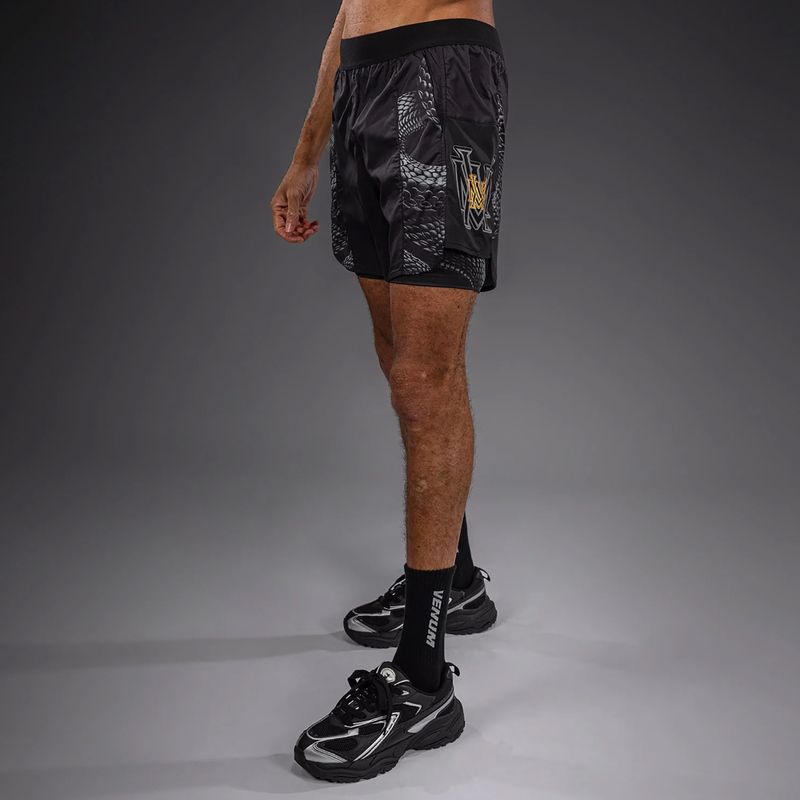 Herren-Trainingsshorts Venum Matupa Training black/grey/gold 4