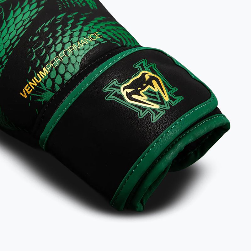Boxhandschuhe Venum Matupa Boxing black/green/gold 4