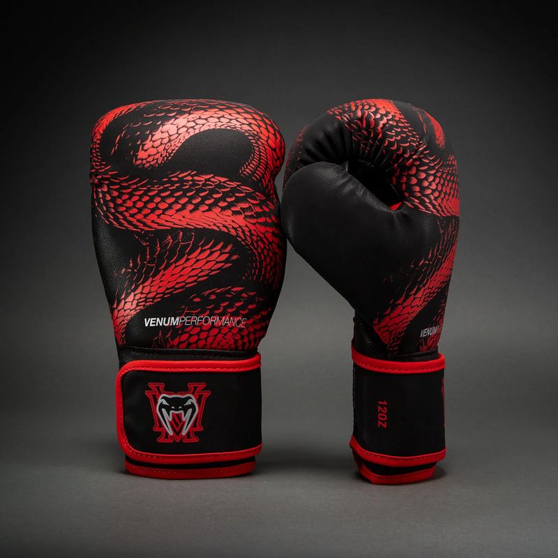 Boxhandschuhe Venum Matupa Boxing black/red/silver 2