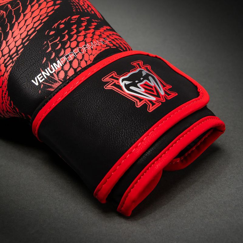 Boxhandschuhe Venum Matupa Boxing black/red/silver 4