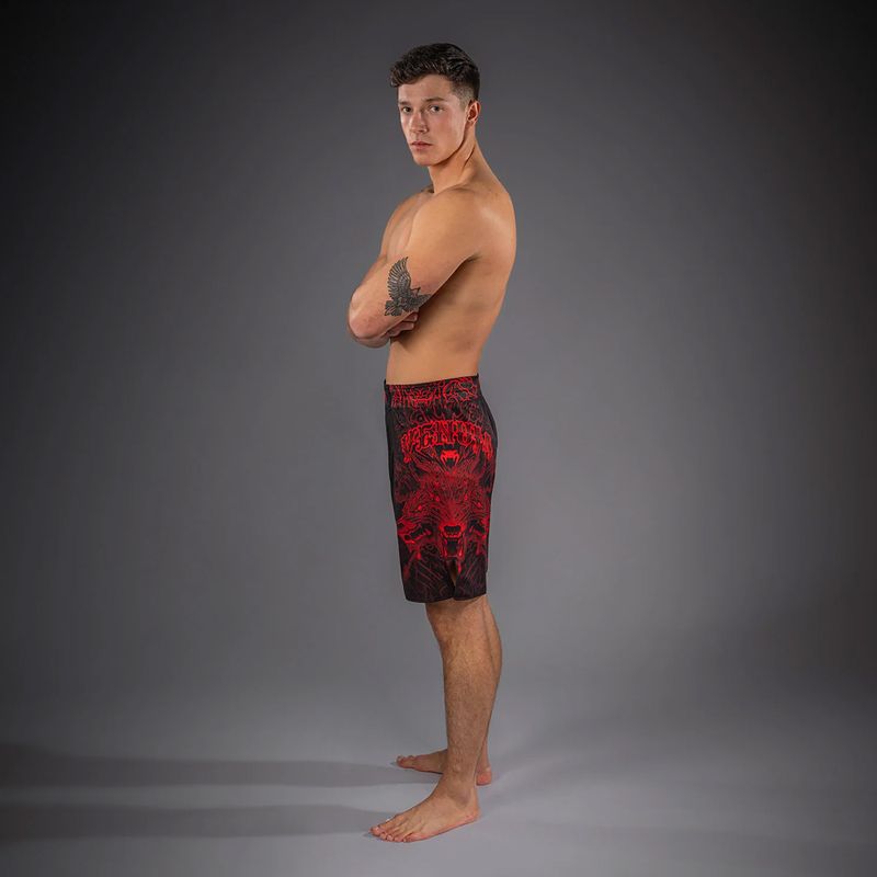 Trainingsshorts Herren Venum Wolf Atak Fightshorts black/red 2
