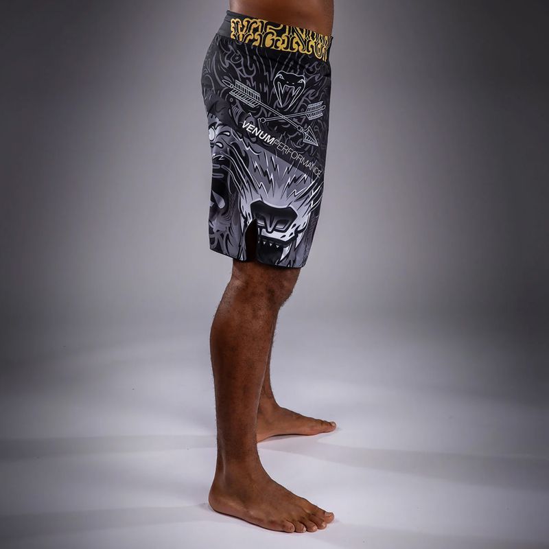 Trainingsshorts Herren Venum Wolf Atak Fightshorts black/grey 4