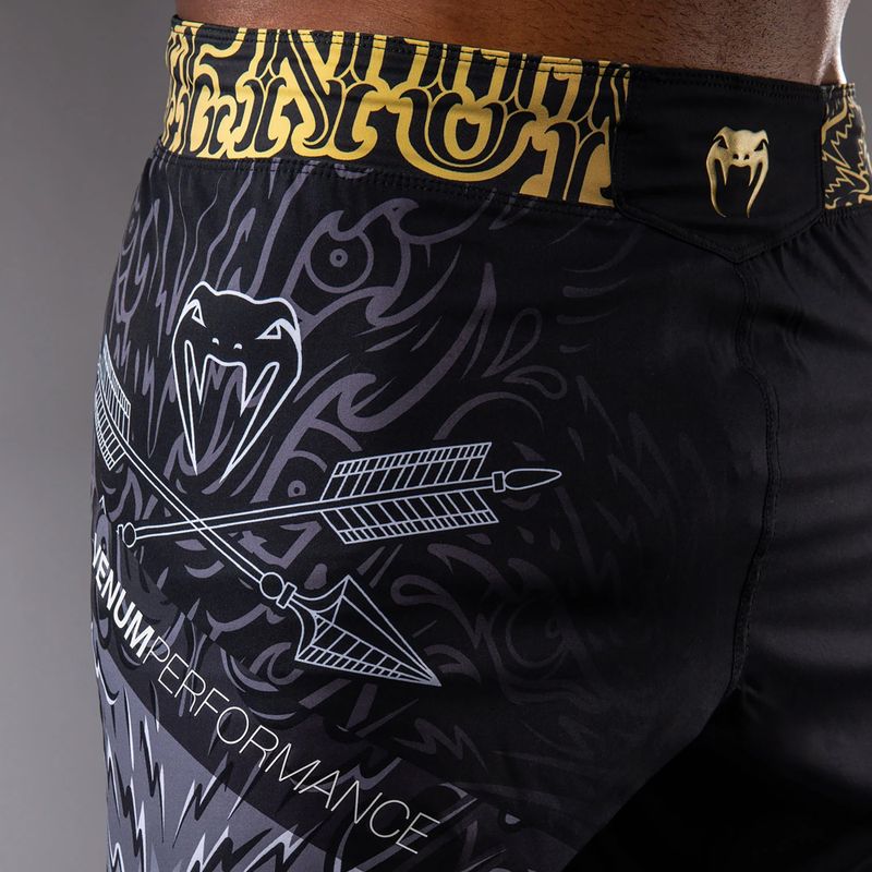 Trainingsshorts Herren Venum Wolf Atak Fightshorts black/grey 6