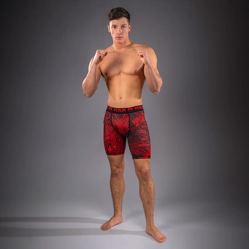 Trainingsshorts Herren Venum Wolf Atak Vale Tudo Shorts black/red 2