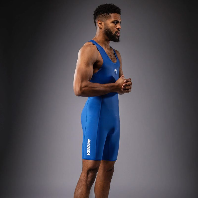 Herrenoverall Venum Challenger Wrestling Singlet blue 4