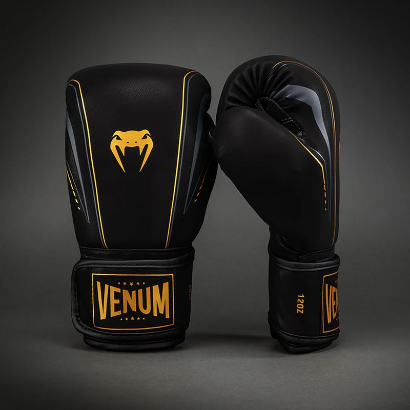 Boxhandschuhe Venum Streamline Boxing black/gold 2
