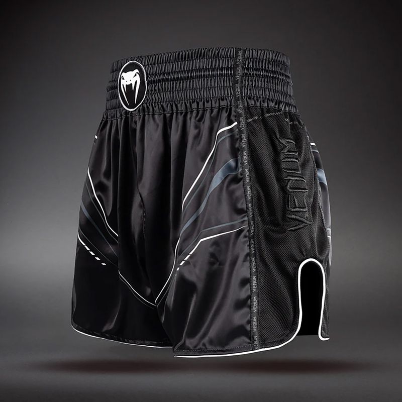 Herren-Trainingsshorts Venum Streamline Muay Thai black/white 3