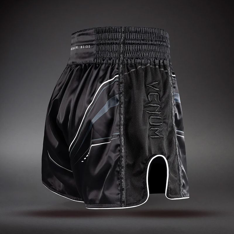 Herren-Trainingsshorts Venum Streamline Muay Thai black/white 4
