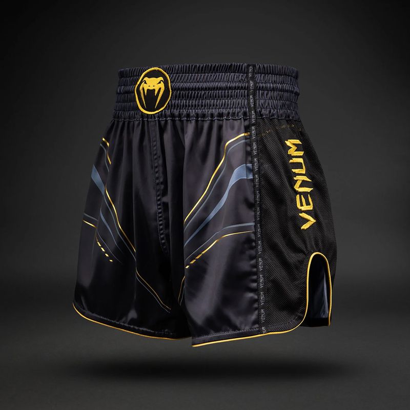 Herren-Trainingsshorts Venum Streamline Muay Thai black/gold 4