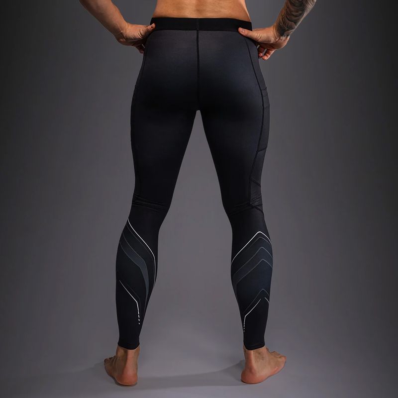 Herren-Trainingsleggings Venum Streamline Spats black/white 3