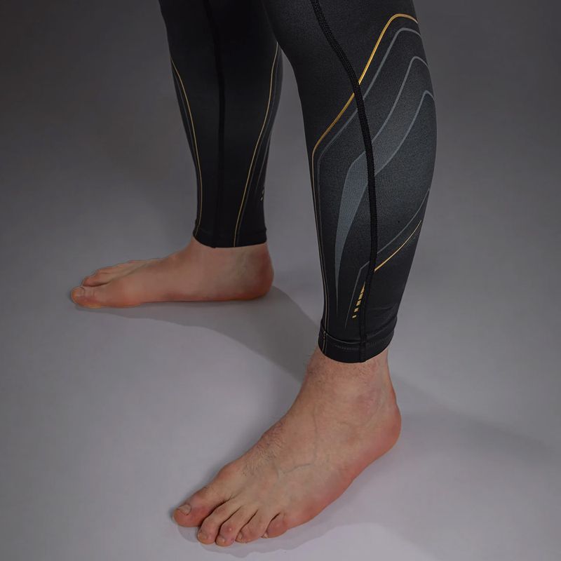 Herren-Trainingsleggings Venum Streamline Spats black/gold 6