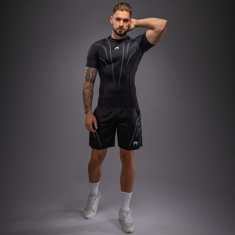 Herren-Rashguard Venum Streamline black/white 2