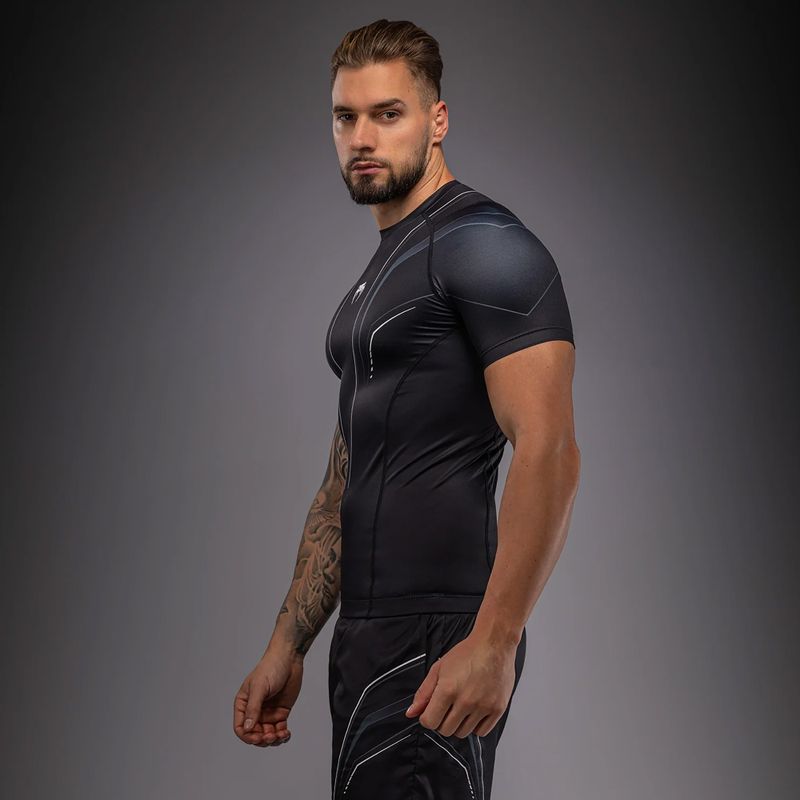Herren-Rashguard Venum Streamline black/white 5