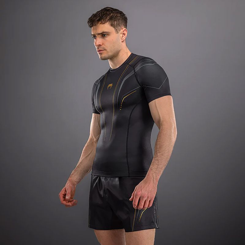 Rashguard Venum Streamline black/gold 3