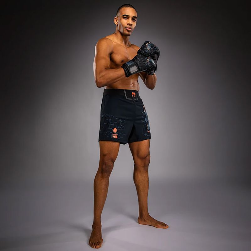 Herren-Trainingsshorts Venum Thunder Dragon Black/Grey/Copper 2